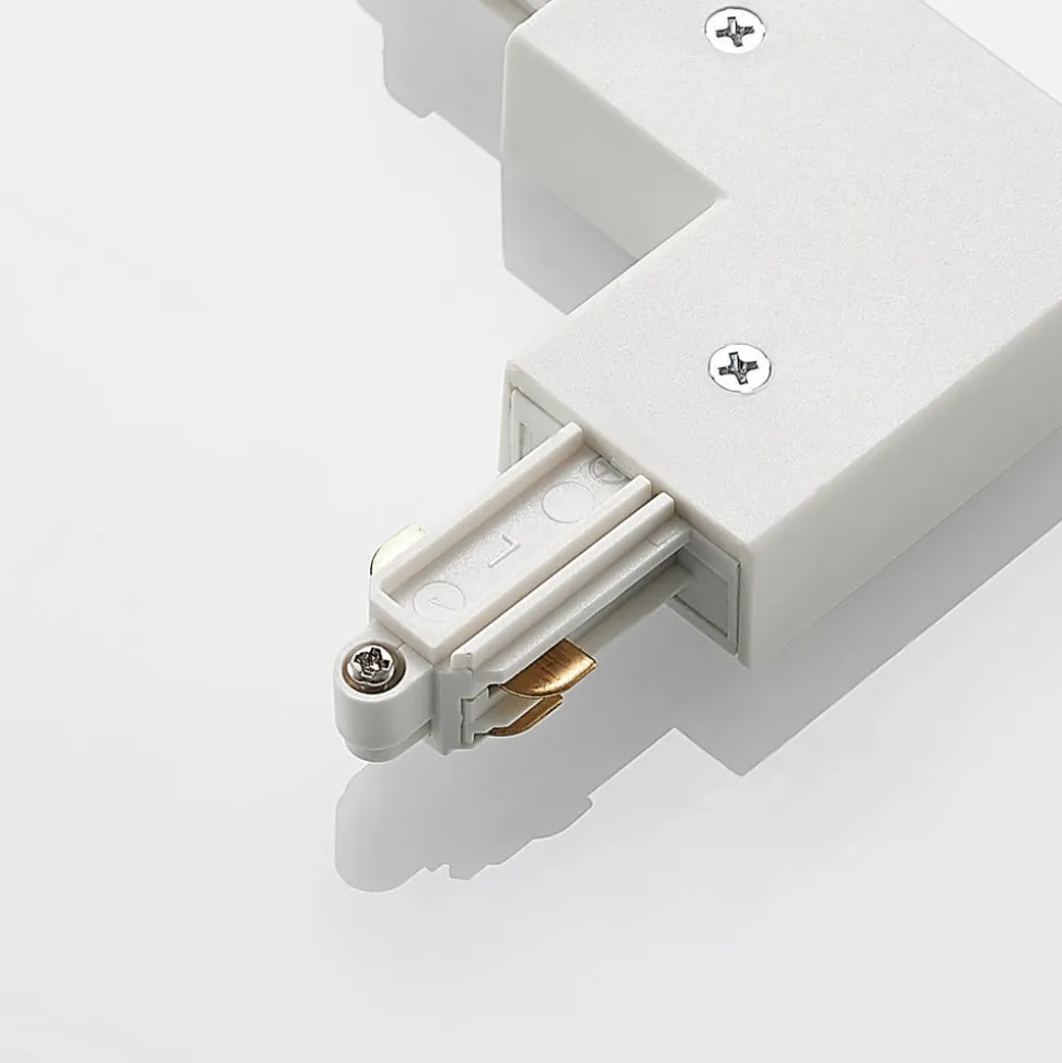 Lindby-hjørnestik Linaro, hvid, 1-faset system