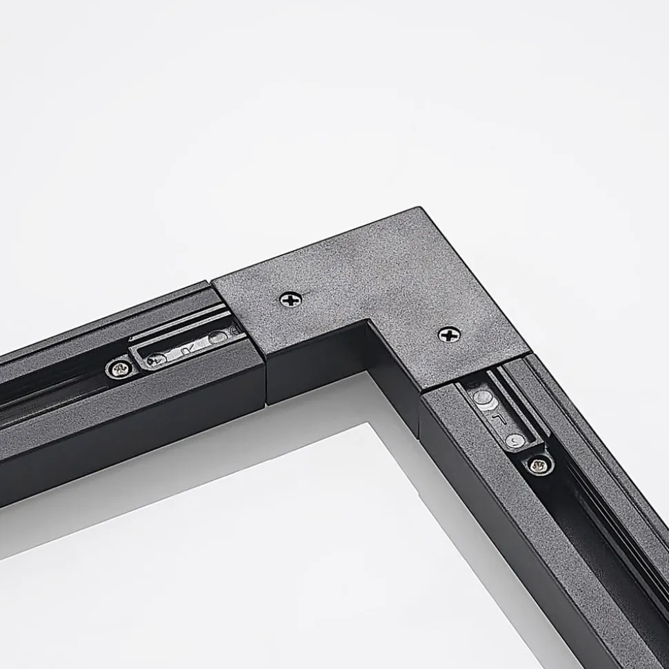 Lindby-hjørnestik Linaro, sort, 1-faset system