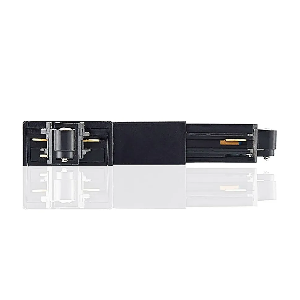 Lindby-hjørnestik Linaro, sort, 1-faset system
