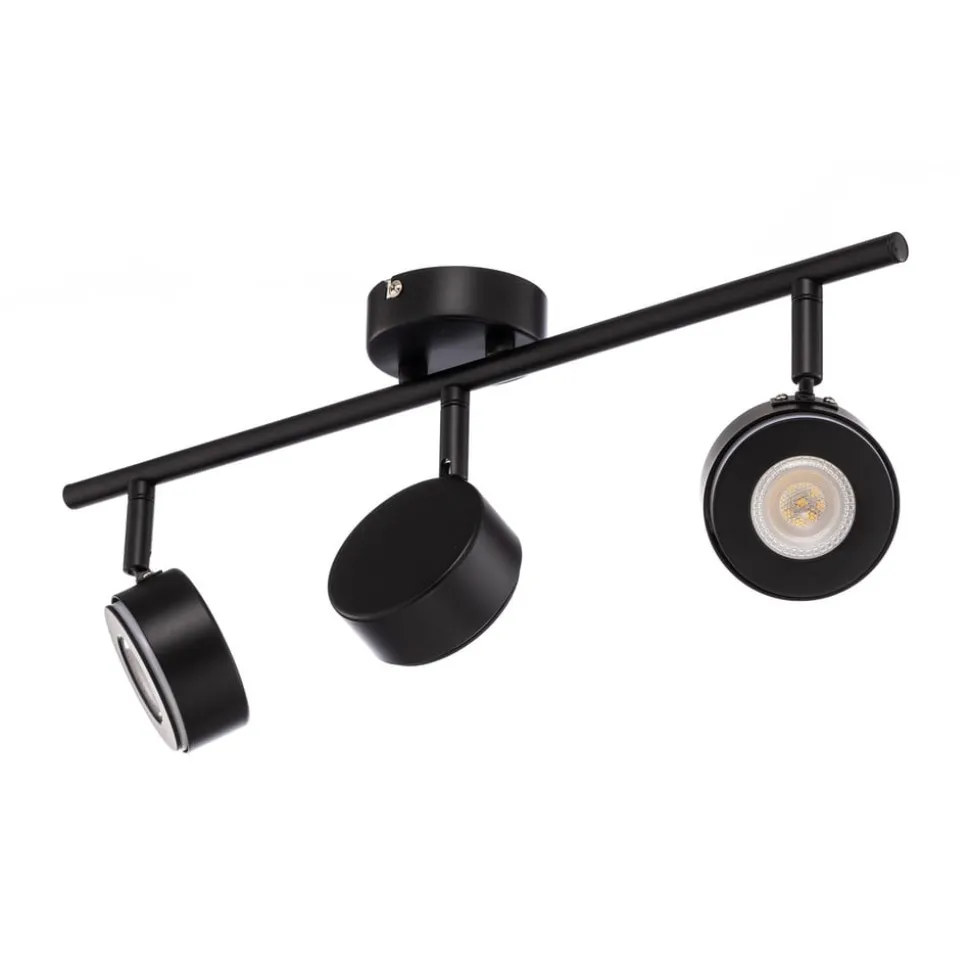 Lindby-spot Jyla, sort, 2.700 K, 3-lys, GX53