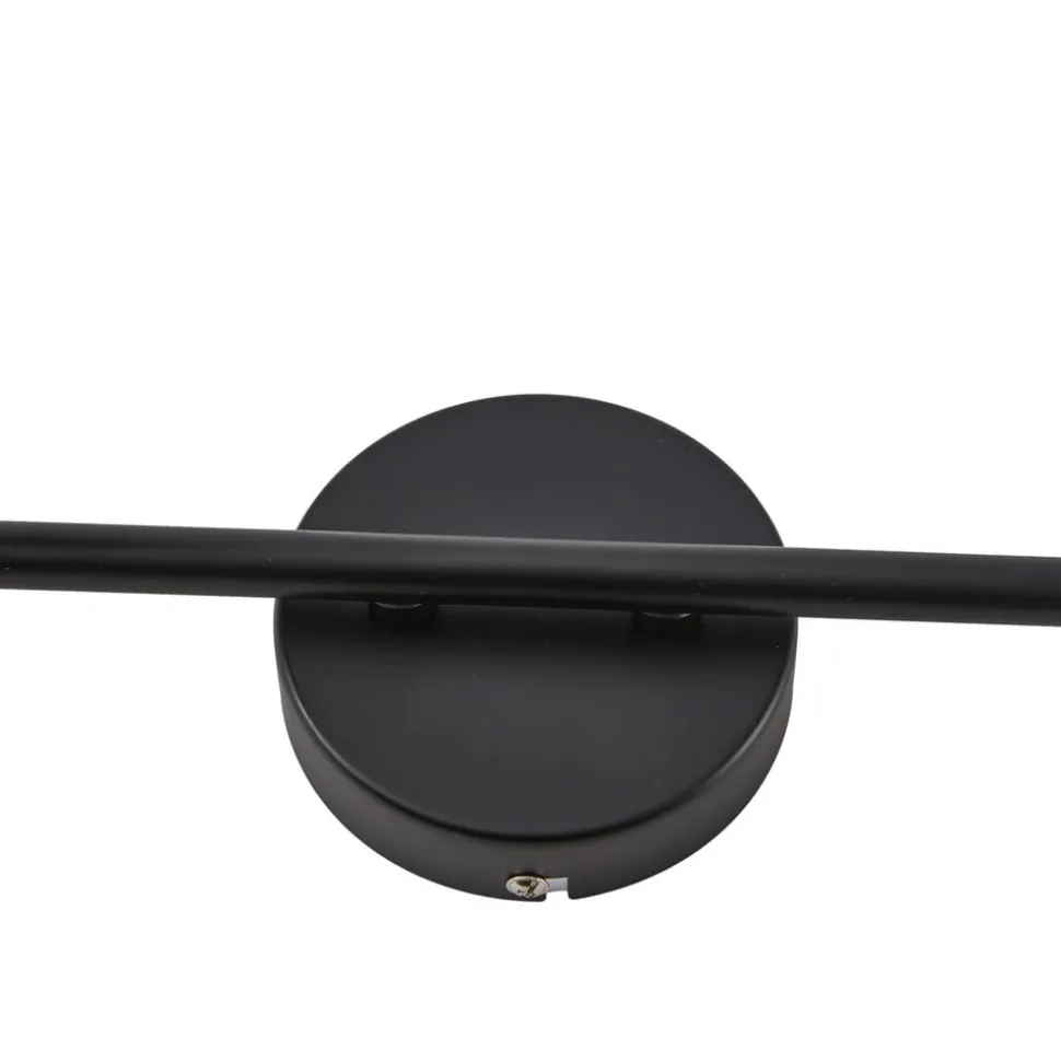 Lindby-spotlight Jyla, sort, linse, 4.200 K, 6-lys, GX53