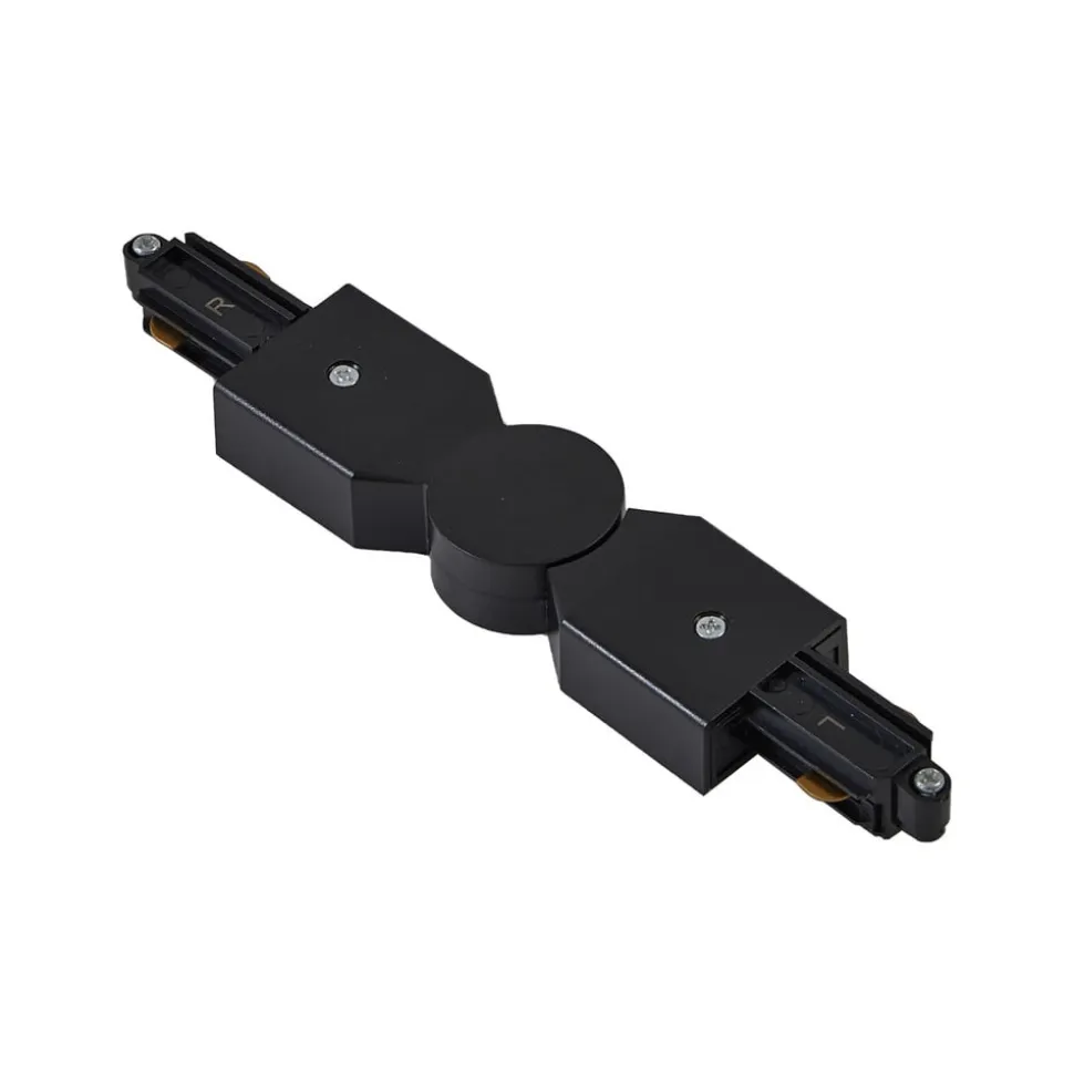 Lindby-stik Linaro, sort, justerbar, 1-faset