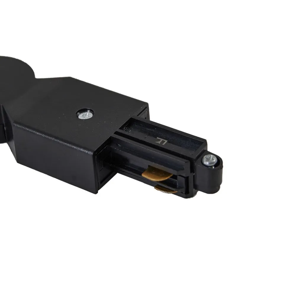 Lindby-stik Linaro, sort, justerbar, 1-faset