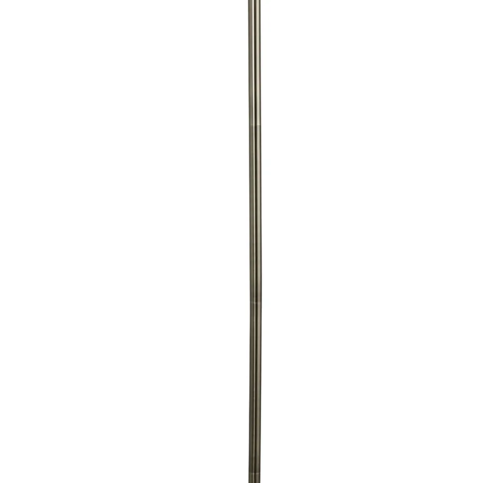 LINEAS tidløs gulvlampe, patineret messing