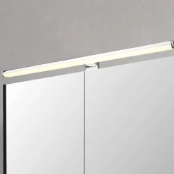 Lino LED-væglampe, krom/hvid