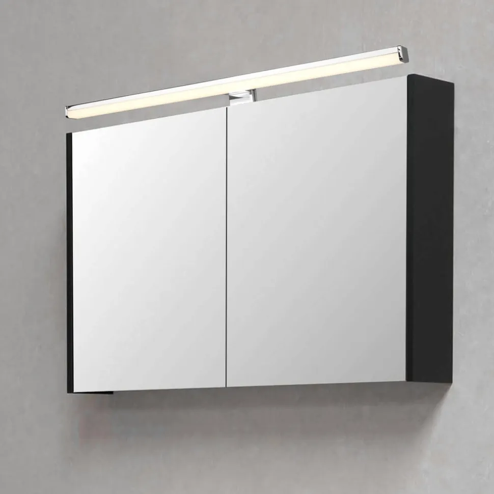 Lino LED-væglampe, krom/hvid