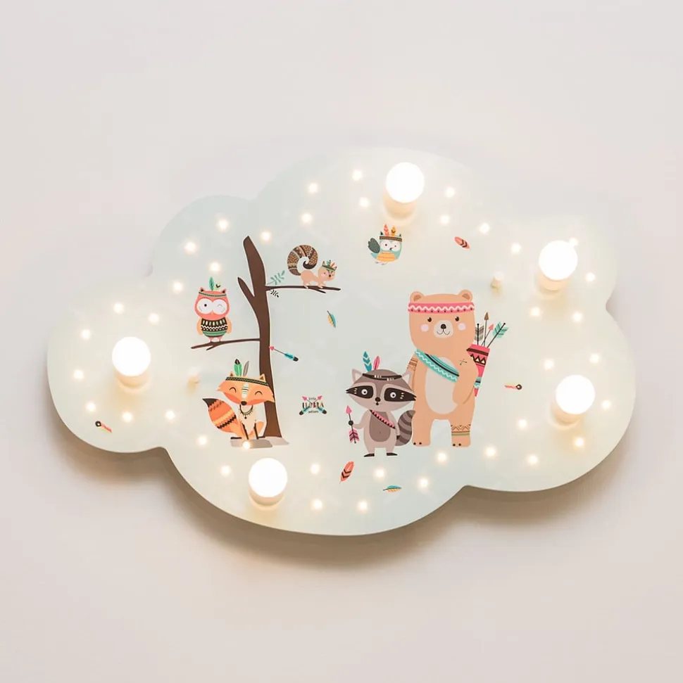 Little Indians loftlampe billedsky, mint