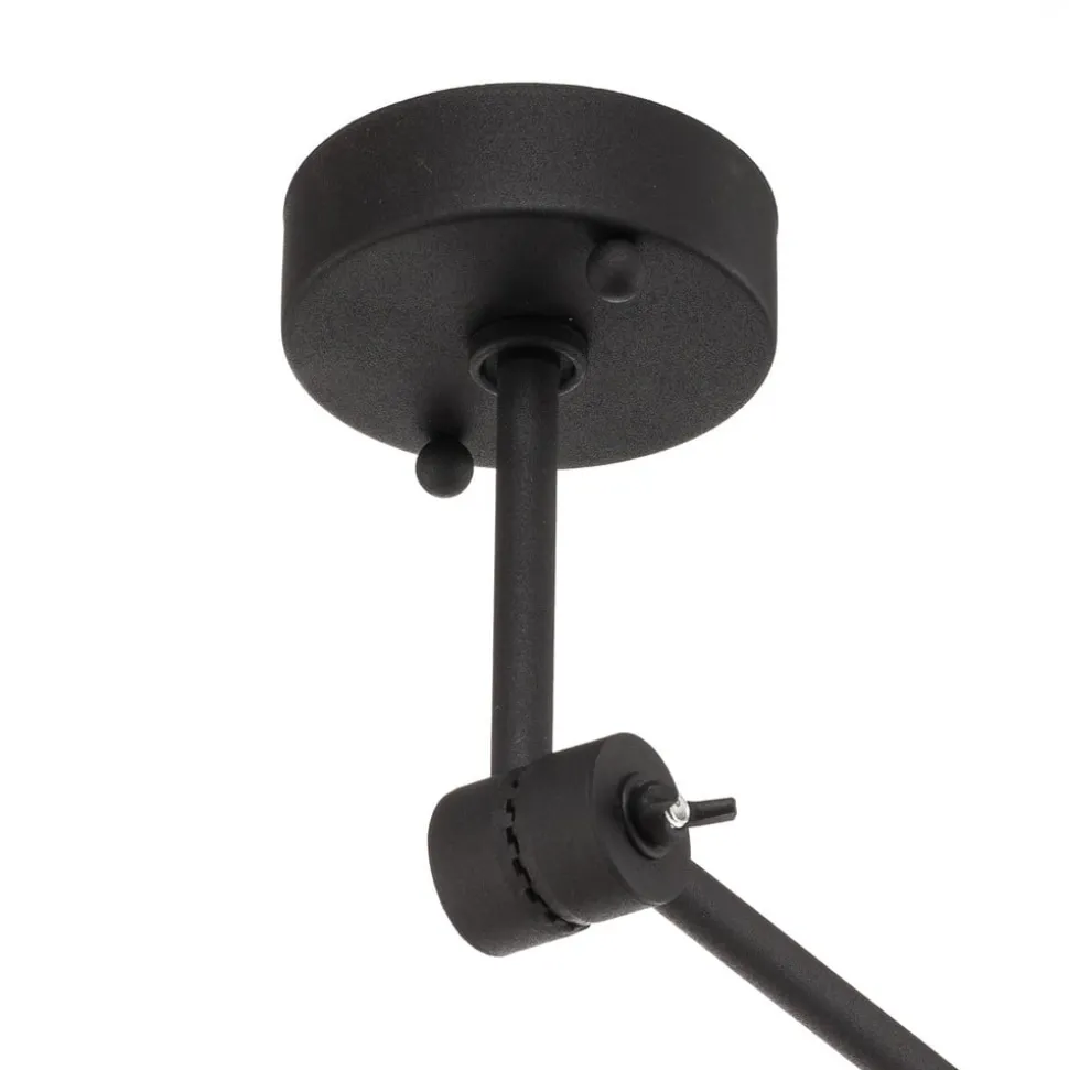 Loftlampe 808 justerbar 1 lyskilde sort/guld