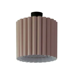 Loftlampe Aria, capucino, mikrofiber, E27