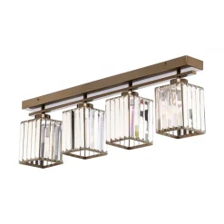 Loftlampe AV-1795-4EY 4 lyskilder, antik guld