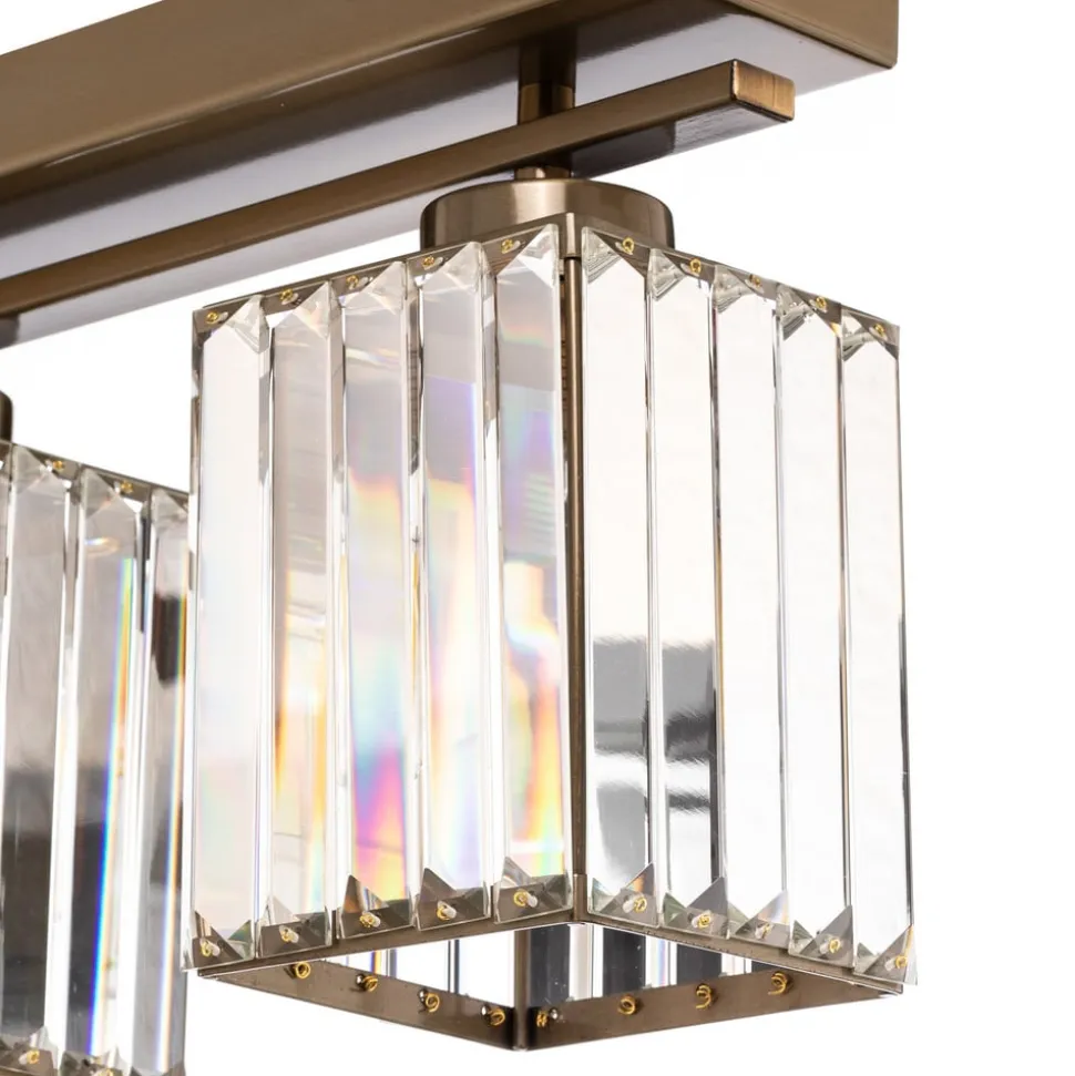 Loftlampe AV-1795-4EY 4 lyskilder, antik guld