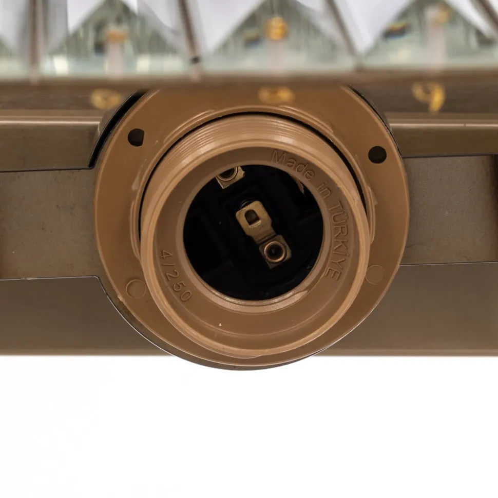 Loftlampe AV-1795-4EY 4 lyskilder, antik guld