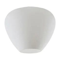 Loftlampe Bibiane i glas, opalhvid