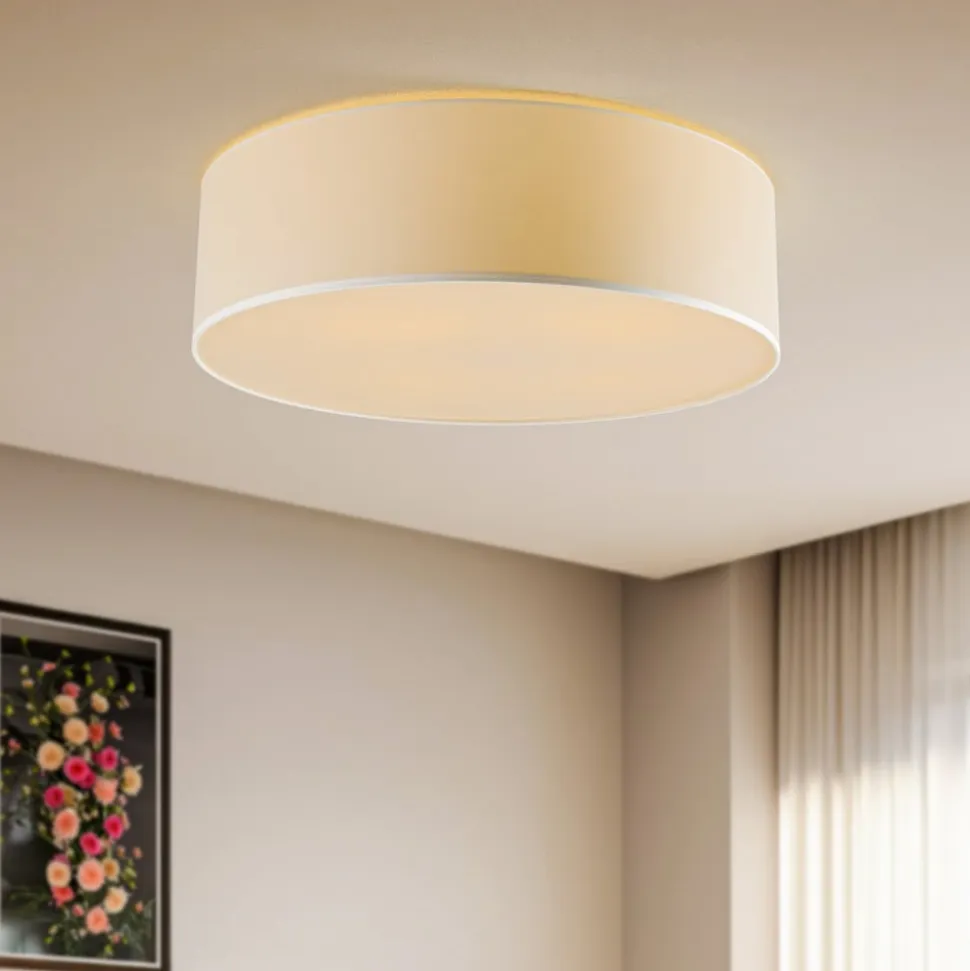 Loftlampe Cameron, hvid, Ø 65 cm