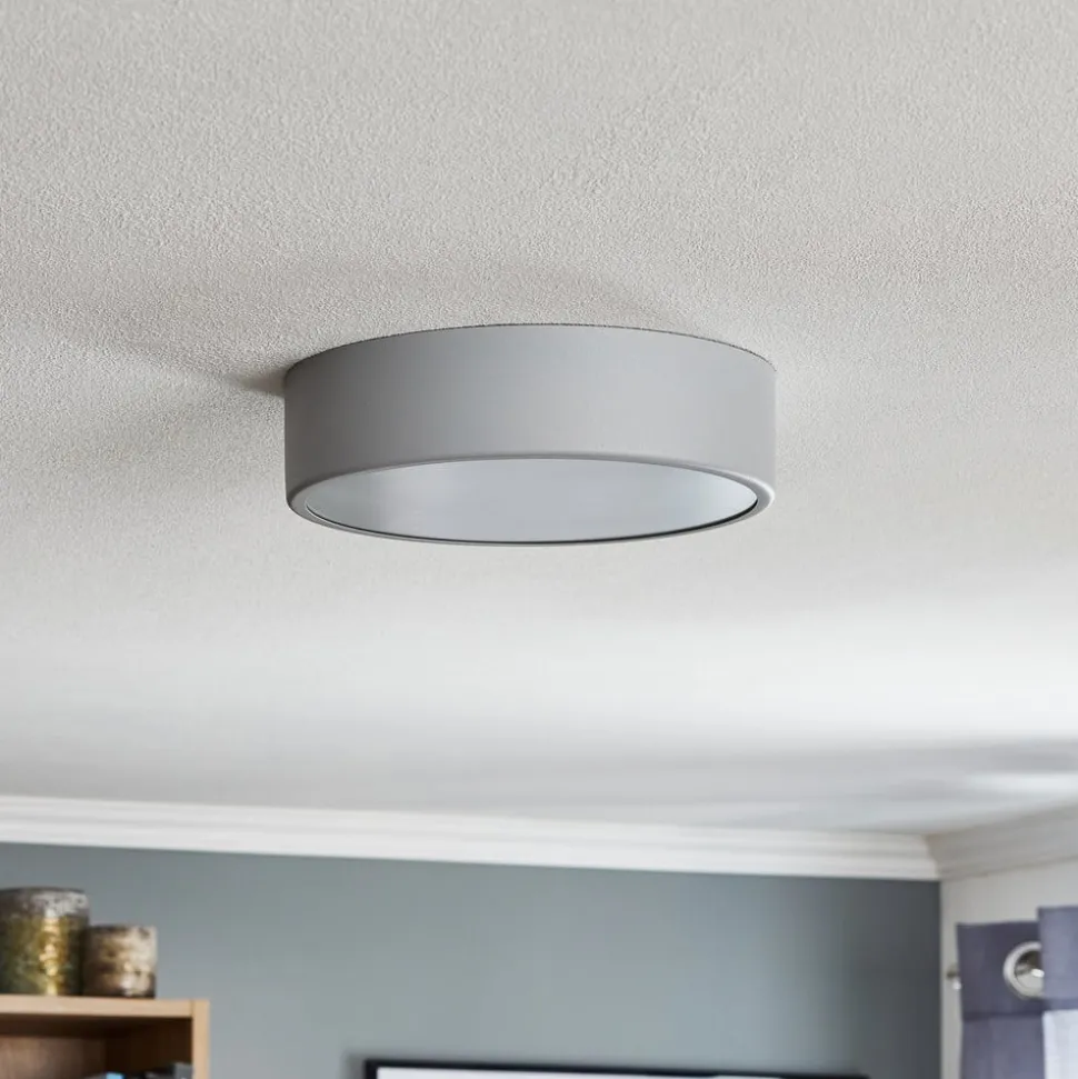Loftlampe Cleo 300, Ø 30 cm grå
