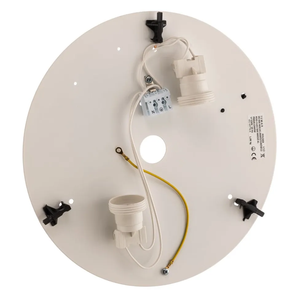 Loftlampe Cleo 300, Ø 30 cm grå