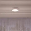 Loftlampe Cleo, Ø 50 cm, IP54, hvid, metal, E27