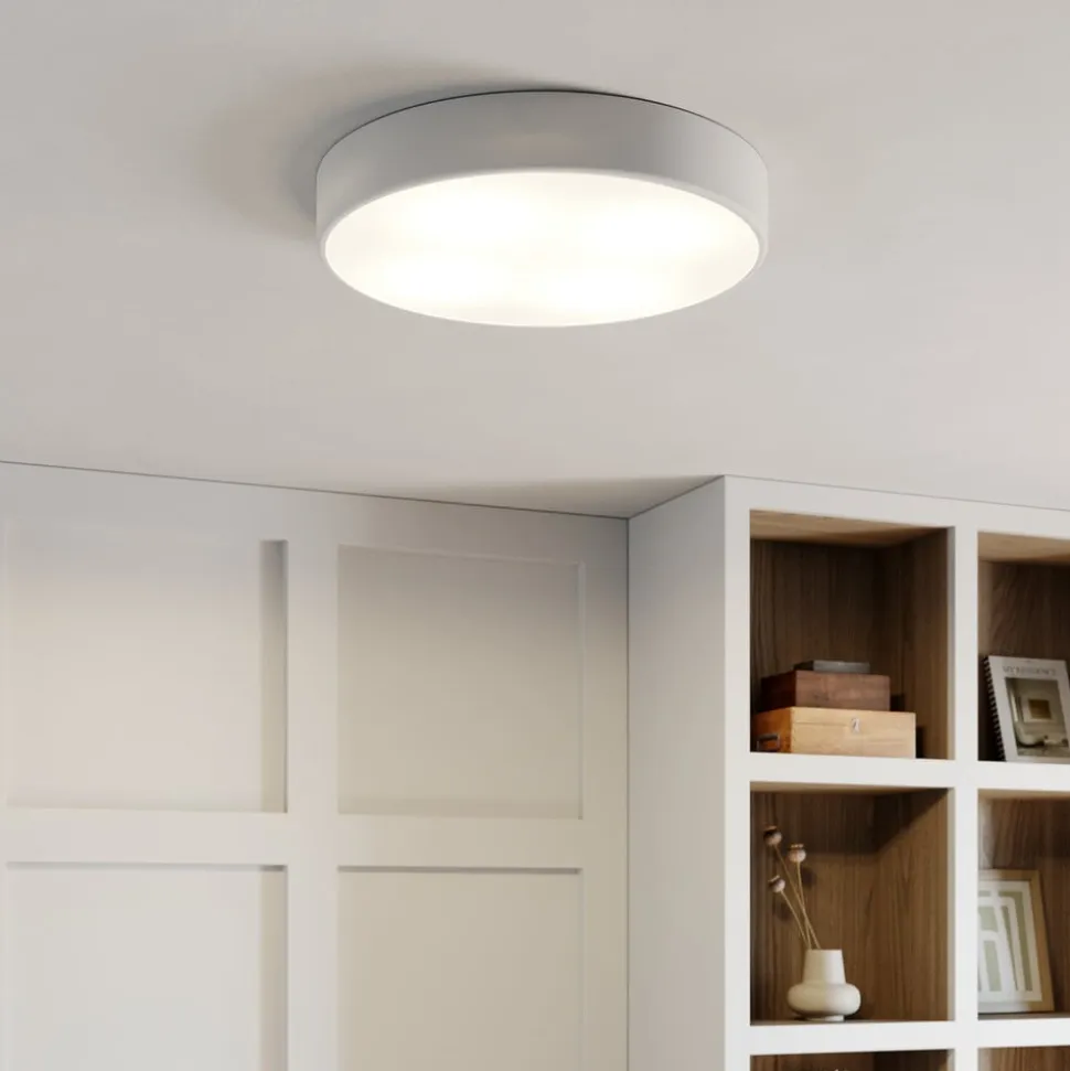 Loftlampe Cleo, Ø 50 cm, IP20, hvid, metal, E27
