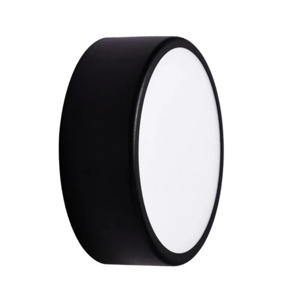 Loftlampe Cleo, Ø 20 cm, IP20, sort, metal, E27