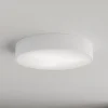 Loftlampe Cleo 400, hvid, sensor, IP54, Ø 40 cm, metal