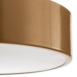 Loftlampe Cleo 300, IP54, Ø 30 cm guld
