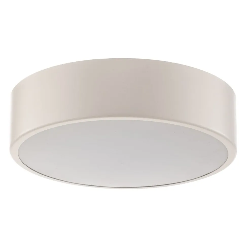 Loftlampe Cleo 300, IP54, Ø 30 cm hvid