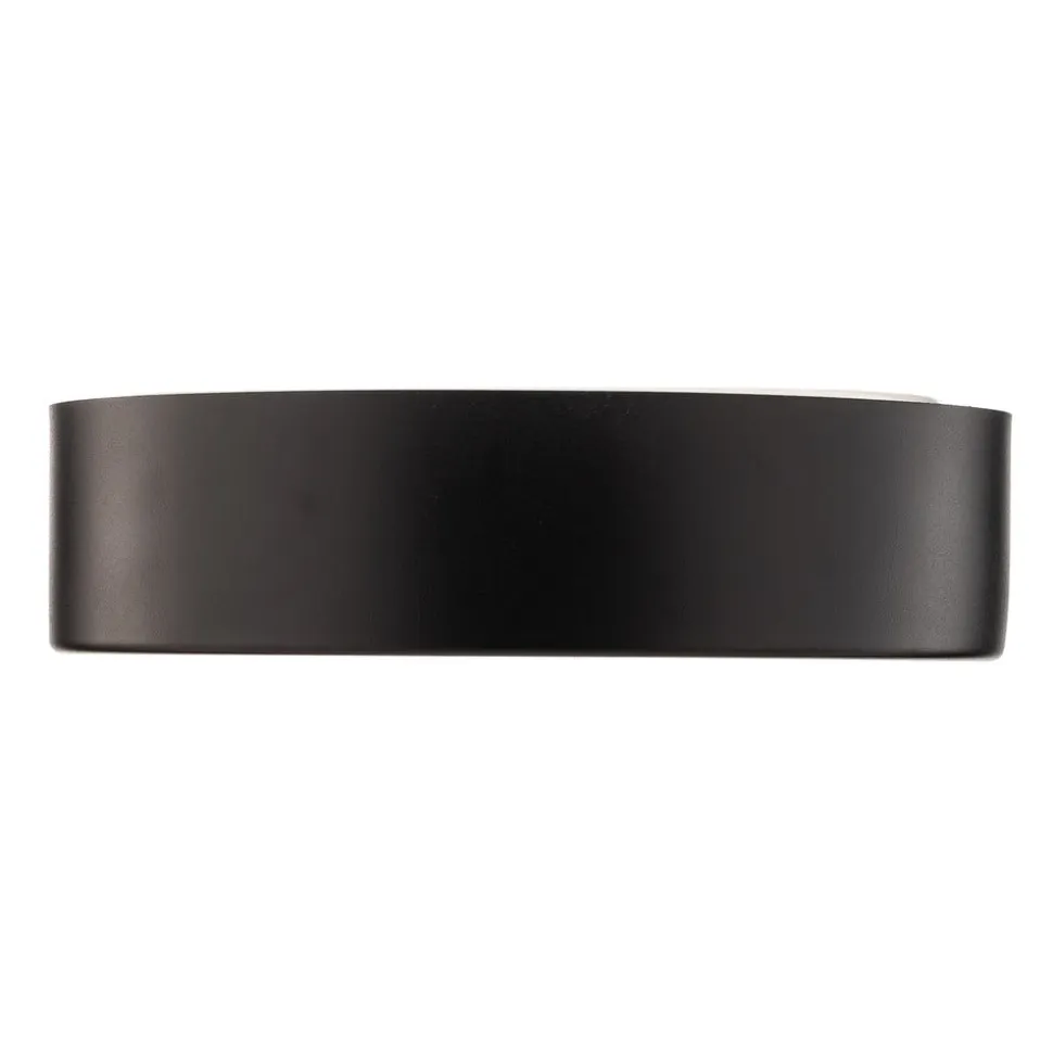 Loftlampe Cleo 300, IP54, Ø 30 cm sort