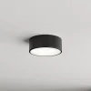 Loftlampe Cleo 200, sort, sensor, IP54, Ø 20 cm, metal