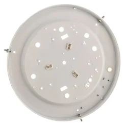 Loftlampe Cleo DR375, IP20, sensor, Ø 38 cm, egetræ