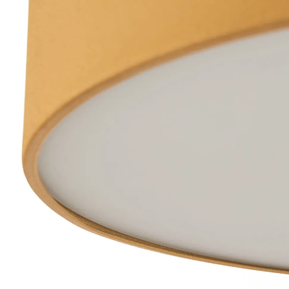 Loftlampe Dayton, lakeret i guld Ø 45 cm