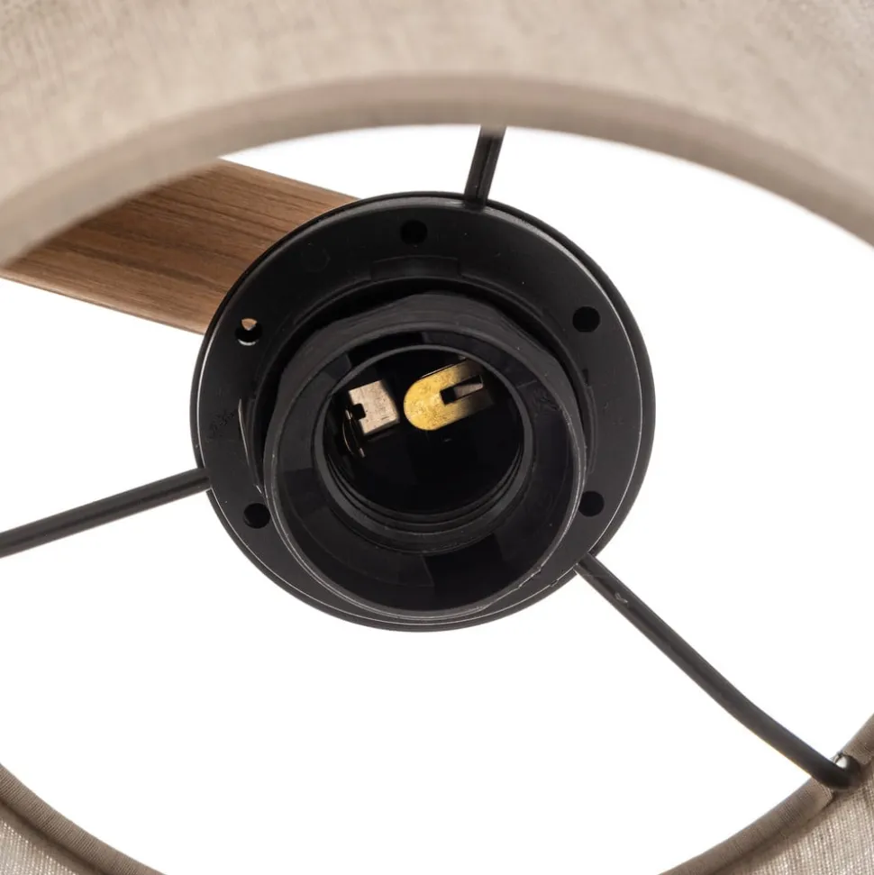 Loftlampe Deva, tekstil, 3 lyskilder