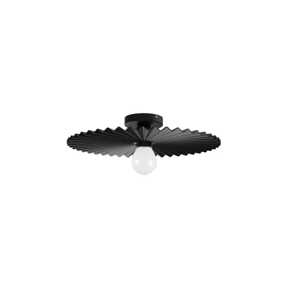 Loftlampe Doge_S, sort, metal, Ø 39 cm, E27