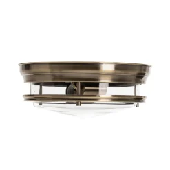Loftlampe Edinburgh i antik messing