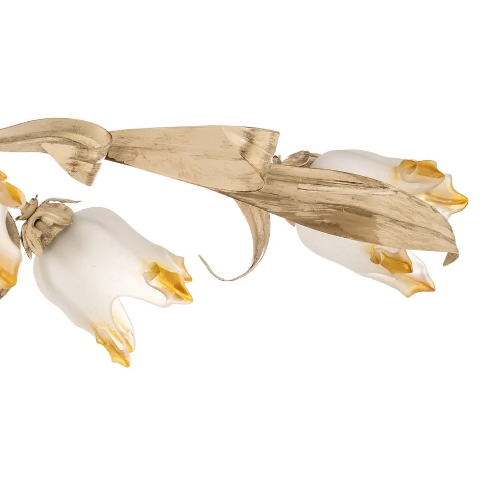 Loftlampe Elena i florentinsk stil, 6 lyskilder