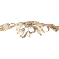 Loftlampe Elena i florentinsk stil, 6 lyskilder