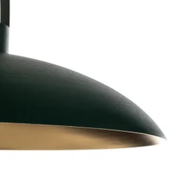 Loftlampe Felix, grøn/guld