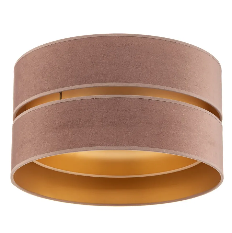 Loftlampe Golden Duo Ø 40 cm lyserød/guld