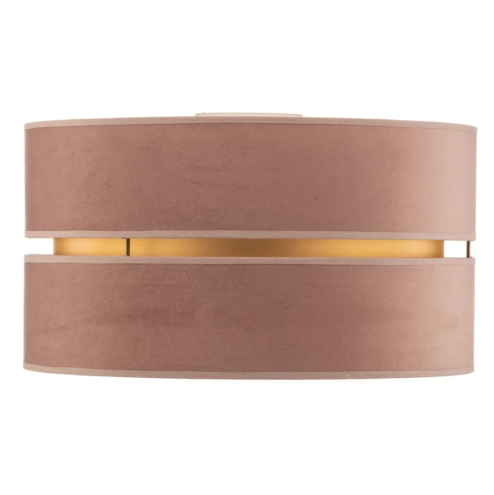 Loftlampe Golden Duo Ø 40 cm lyserød/guld