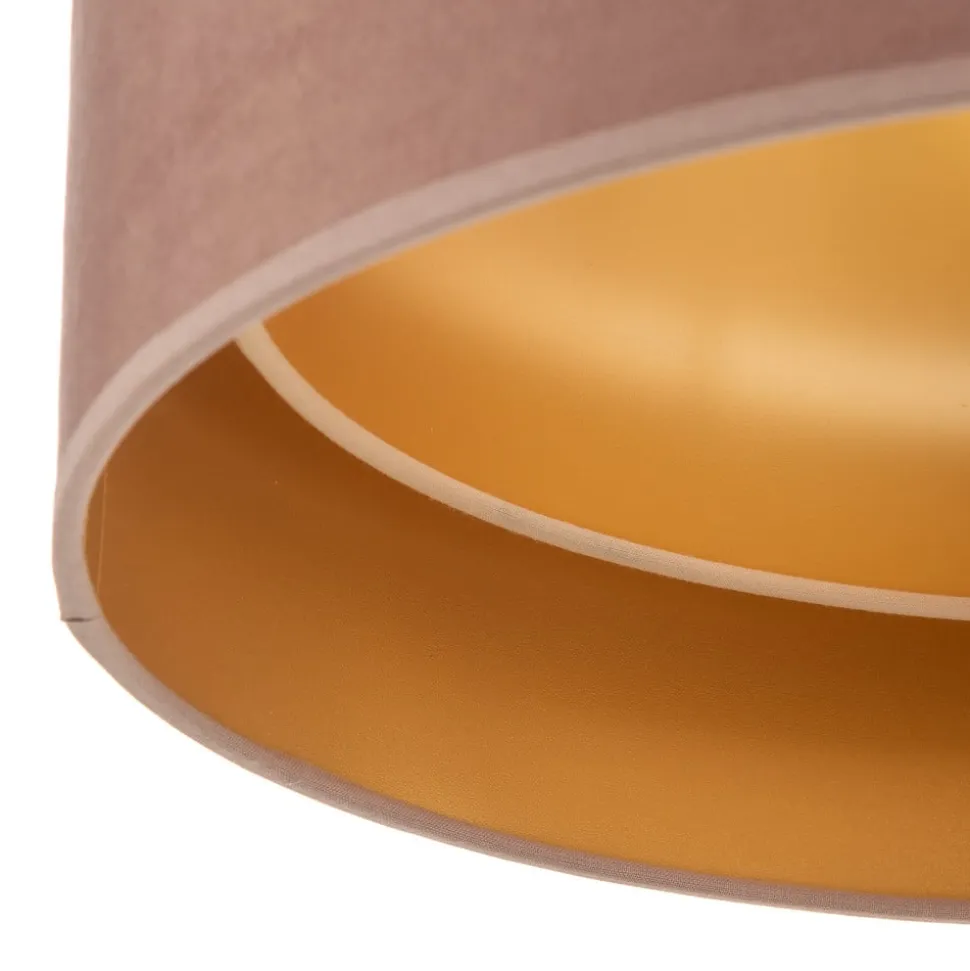 Loftlampe Golden Duo Ø 40 cm lyserød/guld
