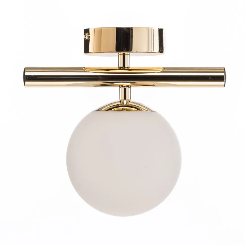 Loftlampe Linea, guld, 1 lyskilde