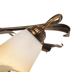 Loftlampe Lucrezia med 3 lyskilder, bronze