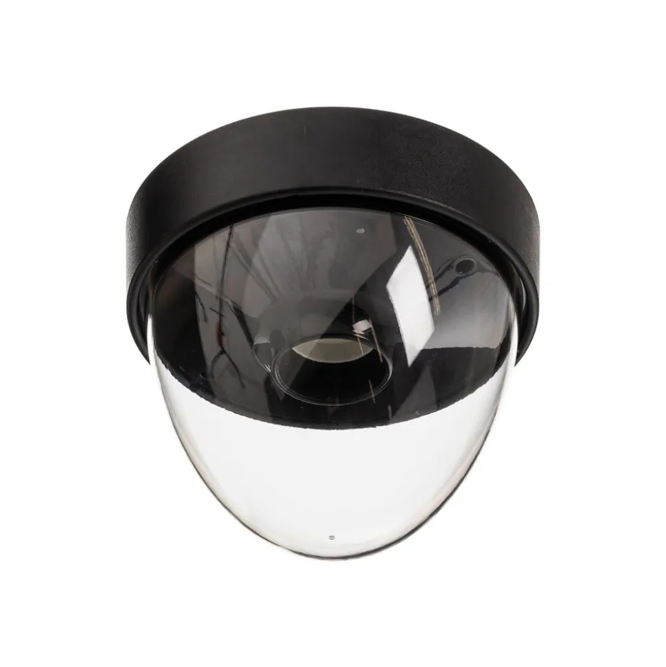 Loftlampe Nook med klar skærm, sort