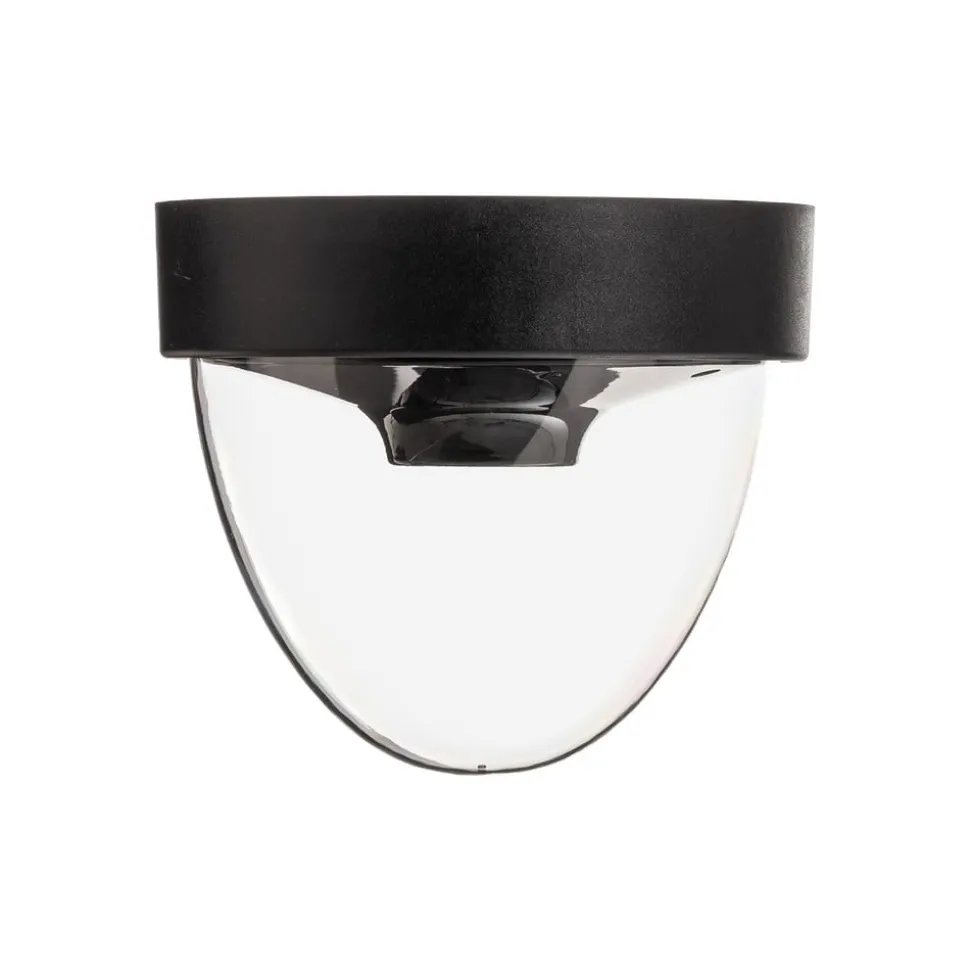 Loftlampe Nook med klar skærm, sort