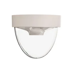 Loftlampe Nook med klar skærm, hvid