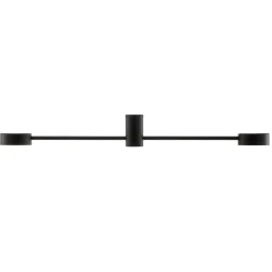 Loftlampe Orbit II, sort, 2 lyskilder