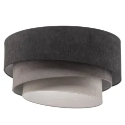 Loftlampe Pastell Trio Ø 60 cm i 3 grå nuancer