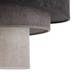 Loftlampe Pastell Trio Ø 60 cm i 3 grå nuancer