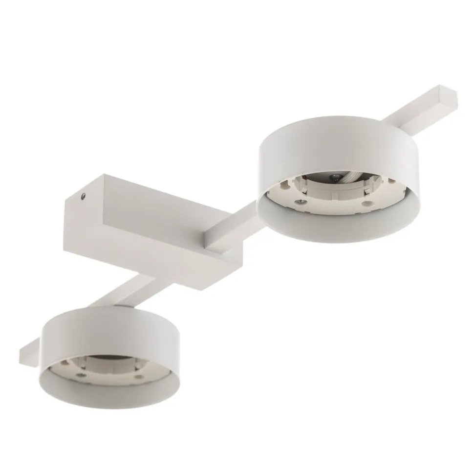 Loftlampe Pills II, hvid, 2 lyskilder