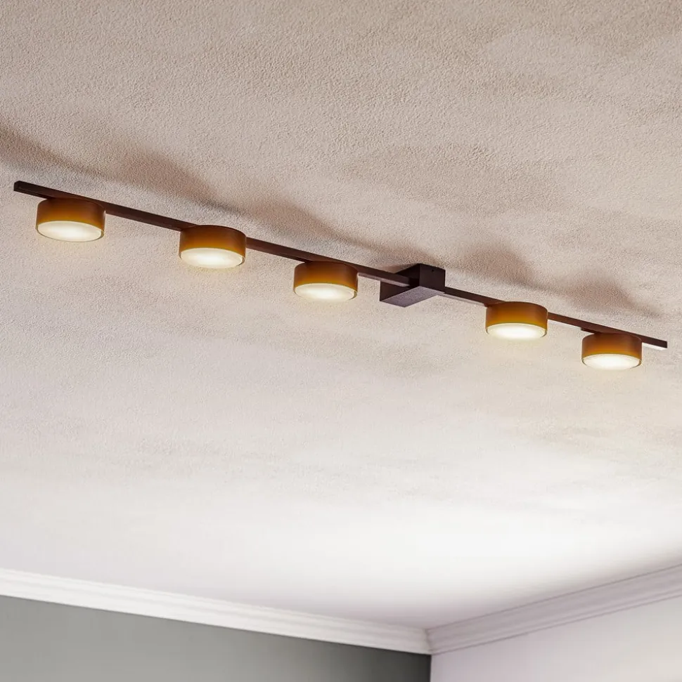 Loftlampe Pills V, sort, 5 lyskilder