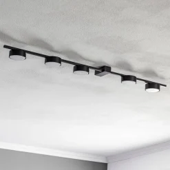 Loftlampe Pills V, sort, 5 lyskilder